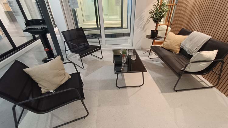 Vloer- en wandtegel Venice beige 100x100cm