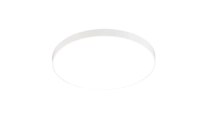 Plafonnier - Blanc - Ø27cm - 1x18W - 4000K - IP44