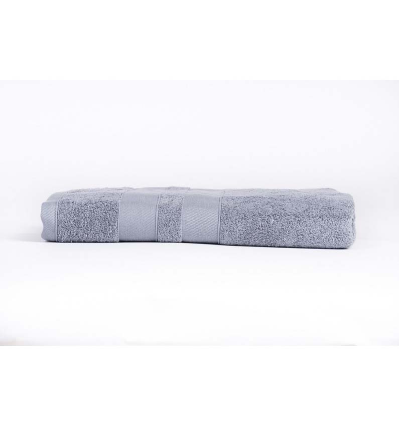 Serviette de douche Cosibel en coton noir 100x150cm