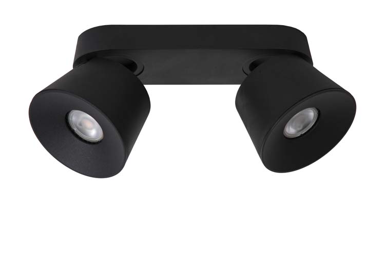 Lucide TRIGONO - Plafondspot - 2xGU10 - Zwart