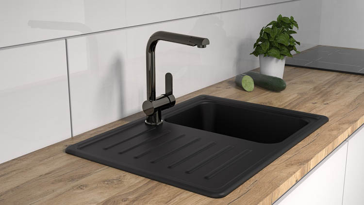 Robinet de cuisine Ria graphite