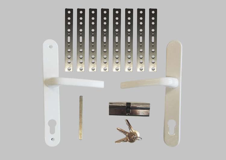 Accessoires pour les portes en PVC double blanc 25x200x2mm