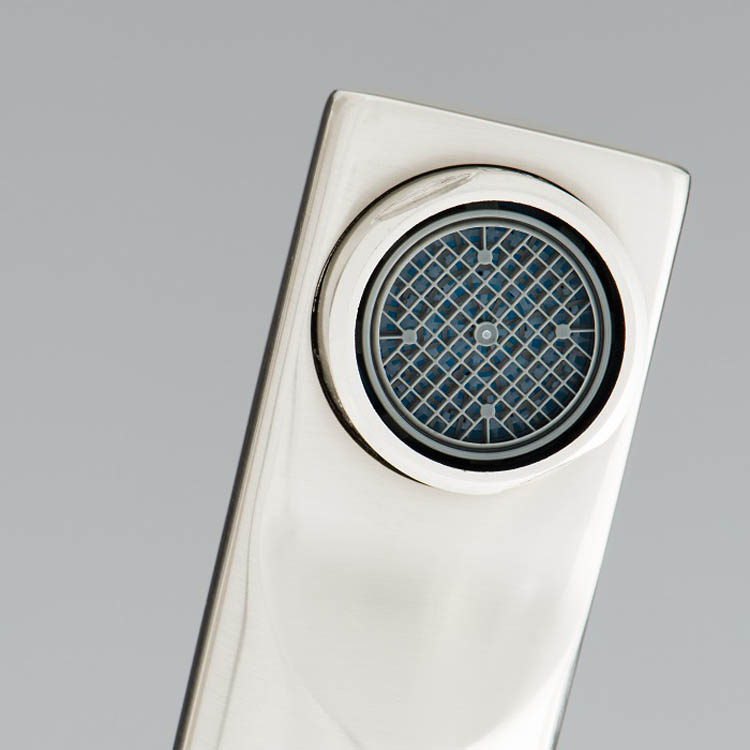 Robinet de cuisine Levi inox-look