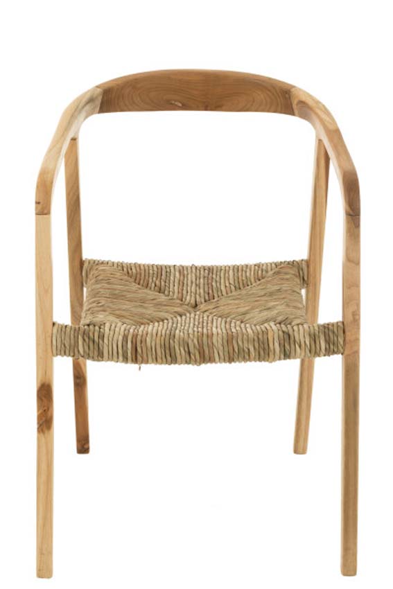 Stoel Maya teak bruin