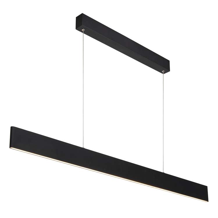 Suspension - noir - 119cm - LED - 36W - 2700K