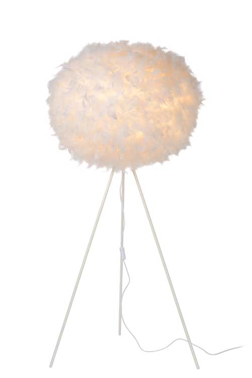 Lucide GOOSY SOFT - Lampadaire - Ø 50 cm - E27 - Blanc