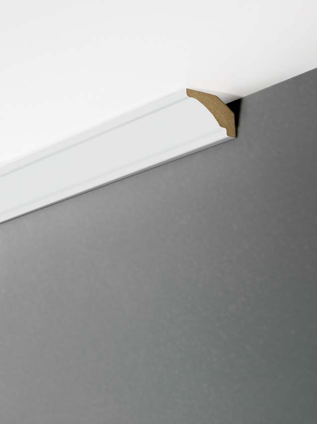 Mouluer plafond MDF hydrofuge white ash 270cm