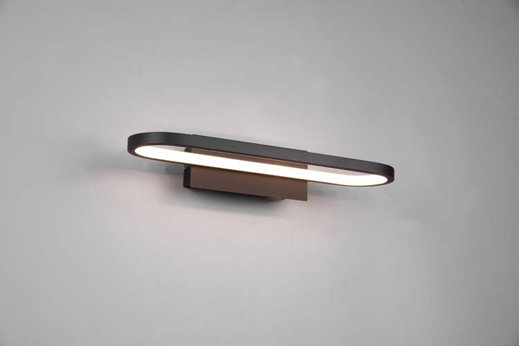 Badkamerverl wandlamp LED zwart IP44 17W 1700lm