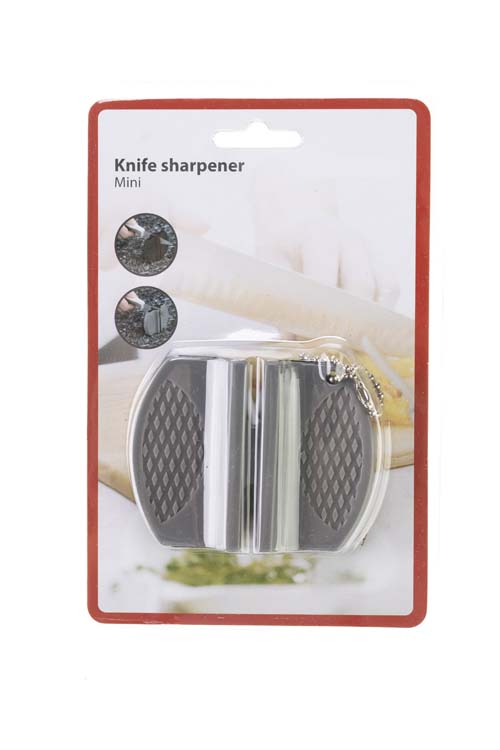 Aiguiseur de couteaux 2 pièces gris
