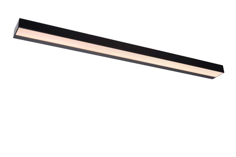 Applique murale salle de bain - noir - LED - 13W - 3000K - IP44