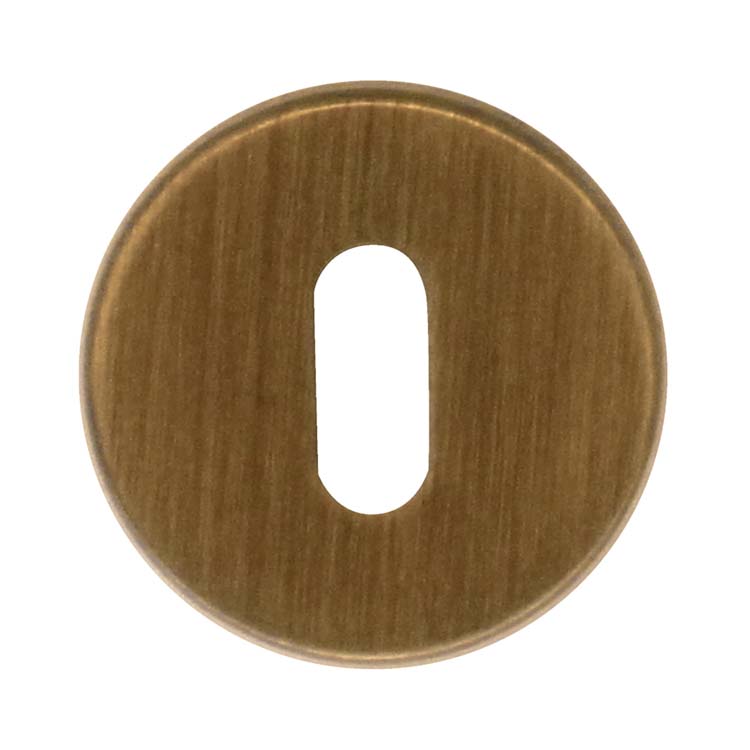 Entrée de clé rond rosace clique 45mm bronze