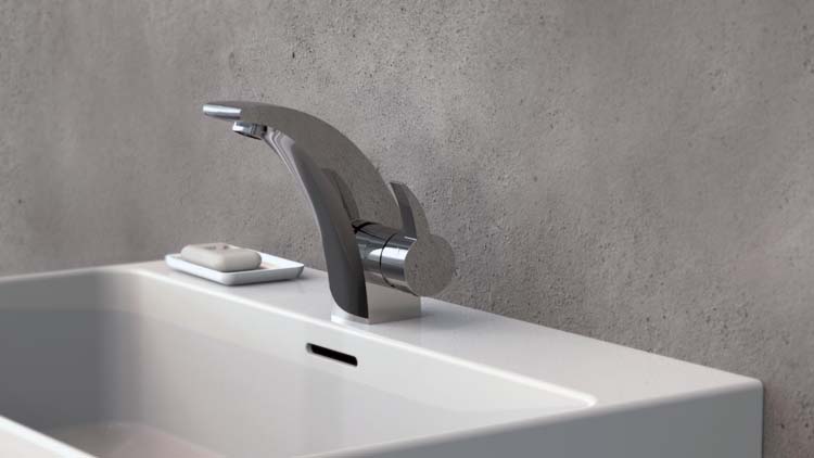Robinet de lavabo Floor chrome