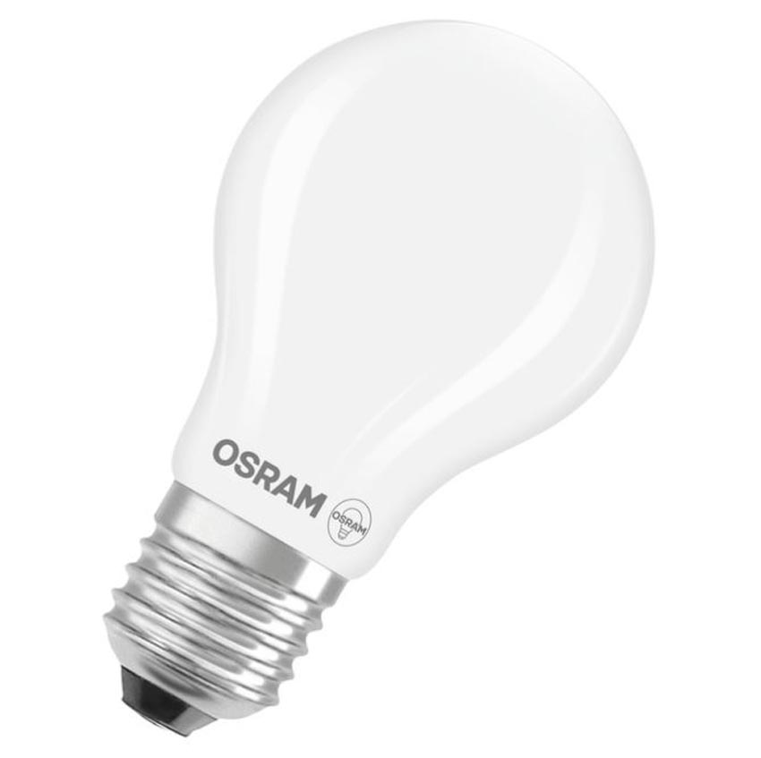 Lampe LED Osram - E27 - Blanche - Ø6x10,5cm - Dimmable - 1x5,9W - 806lm - 4000K - 1 pièce