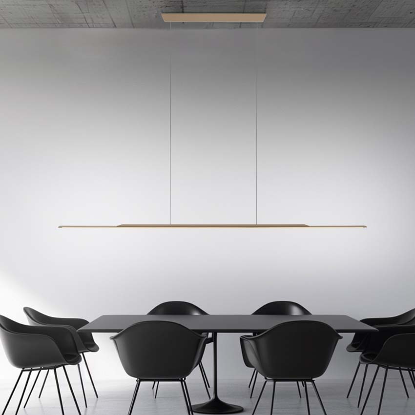 Suspension - Bronze - 160cm - Dimmable - 1x25W - 3000K