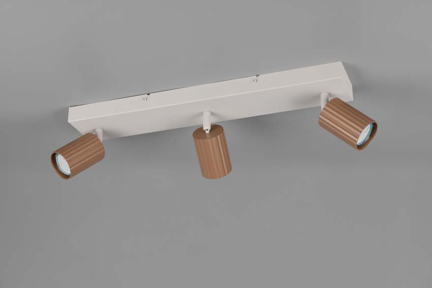 Spot en saillie - Café - 50x9x14,5cm - Dimmable - GU10 - 3x10W