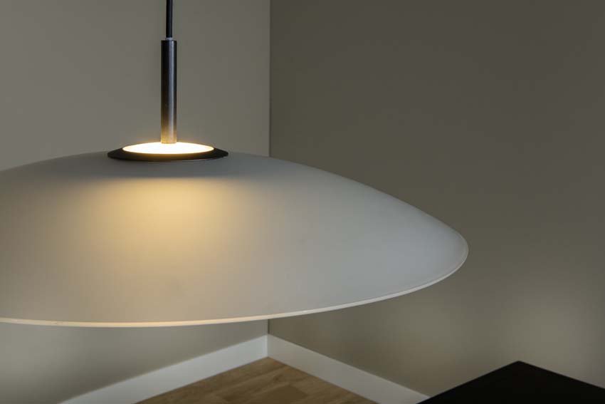 Lucide Premium MENGA - Suspension - Ø 60 cm - LED Dim. - 1x18,6W 2700K - Opalin