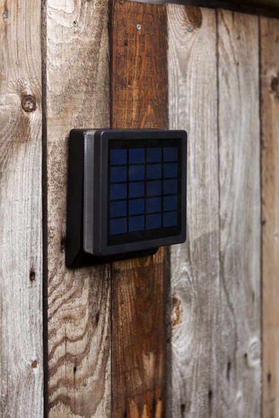 Applique murale extérieur - noir - H15cm - LED - 1x8W - 4000K - IP44 - détecteur de mouvement