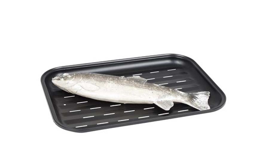 Barbecue grillplaat 34x24cm anti-kleef