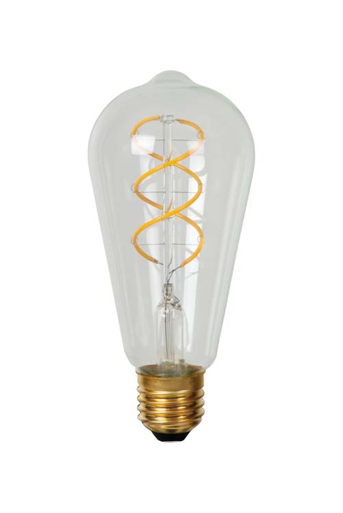 Ampoule filament - transparent - Ø6,4cm - E27 - 4,9W - 2700K