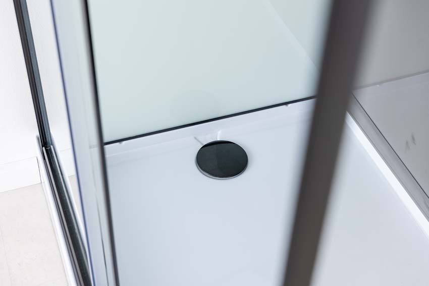 Douchecabine Piper thermostatisch L/R zwart draaideur 110x80x215cm Douchecabine Piper thermostatisch L/R zwart draaideur 110x80x215cm