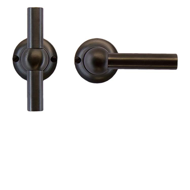 Poignée porte pro pienza nouv T+L carbon noir sans rosace