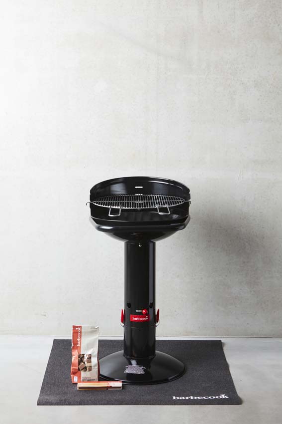 Vloermat Barbecook zwart 95x95cm