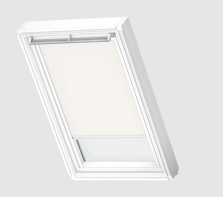 Store enrouleur Velux occultant à commande manuelle blanc CK02 1025SWL