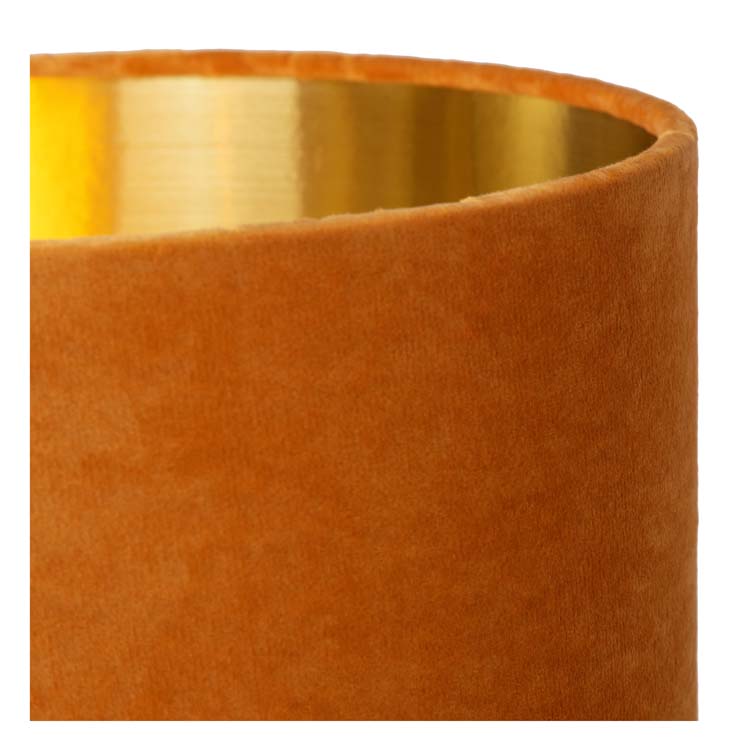Lucide ESTERAD - Vloerlamp - Ø 34 cm - 1xE27 - Okergeel