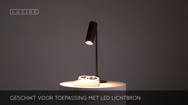CLUBS - Lampe de table - 1xGU10 - Noir CLUBS - Lampe de table - 1xGU10 - Noir