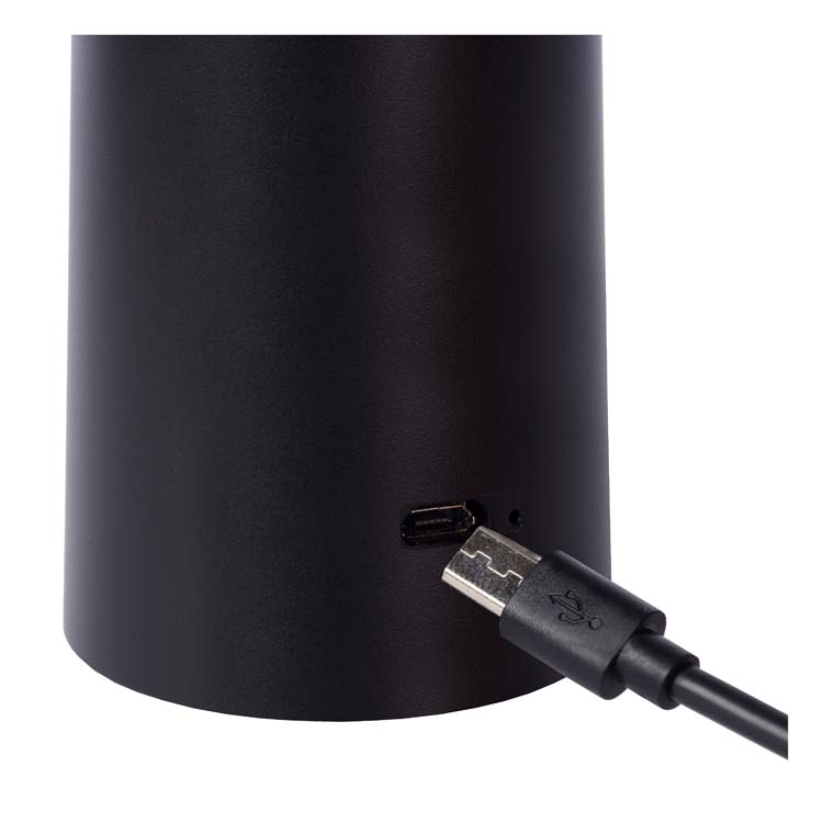 Tafellamp Buiten - Ø 13,7 cm - LED Dimb. - 1x4W 6500K - IP44 - Zwart