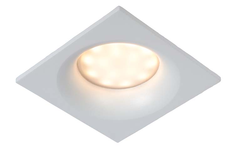 Spot encastré salle de bain - blanc - GU10 - 5W - IP44
