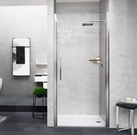 Douchedraaideur Novellini Young 2.0 chroom 87x200cm