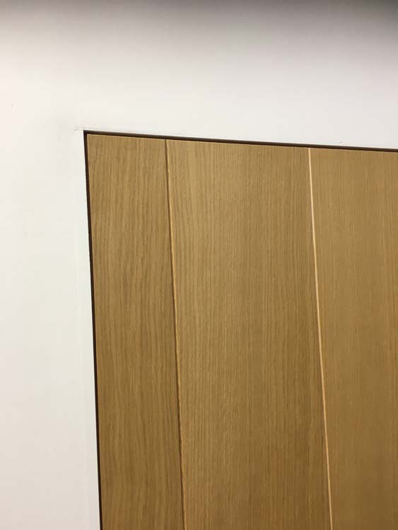 Bloc-porte Xinnix X40 Kit+pann.porte placage chêne planches 73x211.5cm
