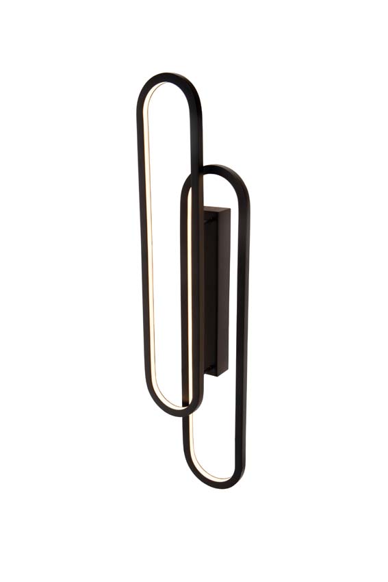 Lucide THELMA - Wandlamp - LED Dimb. - 1x35W 2700K - Zwart