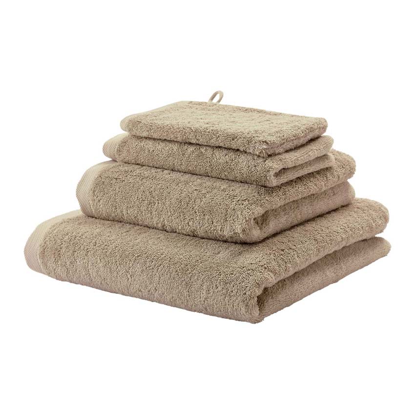 Serviette de bain Aquanova London coton égyptien amande 70x130cm