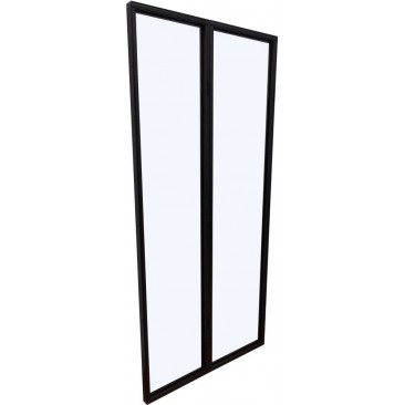 Binnenraam staal zwart Tygo 2-ruits 600 x 1000 mm