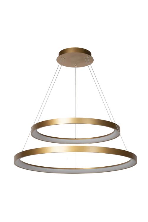Lucide Premium Vidal - Hanglamp - Ø 78 cm - LED Dimb. - 1x92W 2700K - Mat Goud / Messing Lucide Premium Vidal - Hanglamp - Ø 78 cm - LED Dimb. - 1x92W 2700K - Mat Goud / Messing