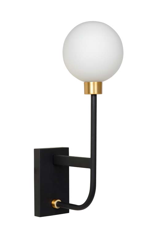 BEREND Wandlamp Badkamer 1xG9/33W 13/21/40cm Zwart