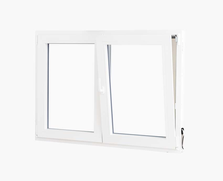 2-VL draaikiepraam pvc Deceuninck Elegant Inf. wit/wit B1400xH1000 mm 2-VL draaikiepraam pvc Deceuninck Elegant Inf. wit/wit B1400xH1000 mm