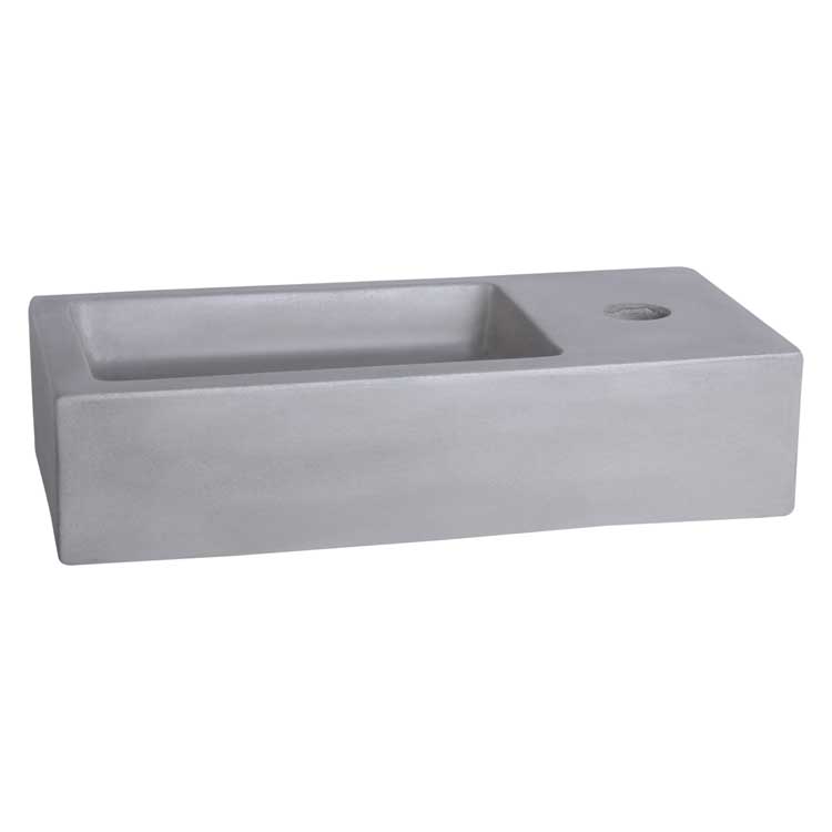 Handenwasser Raf beton lichtgrijs 9x38,5x18,5cm