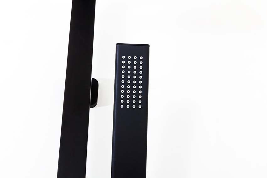 Doucheset Hifune thermostatisch met cooltouch zwart