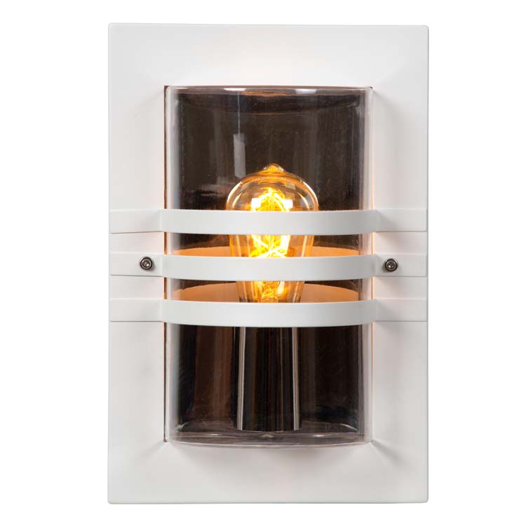 Lucide PRIVAS - Applique murale Extérieur - 1xE27 - IP44 - Blanc