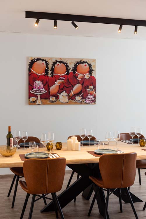 Rail lumineux design Béa noir set 1,8m 6 spots 6x4W