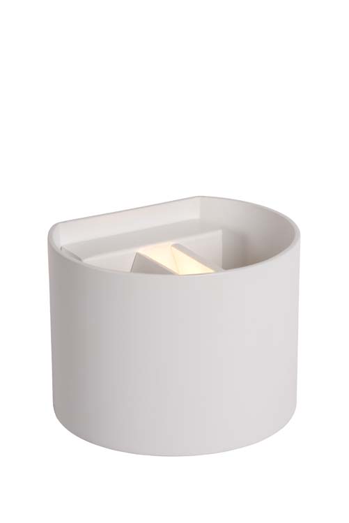 Lucide XIO - Applique murale - LED Dim. - 1x4W 2700K - Courbe - Blanc