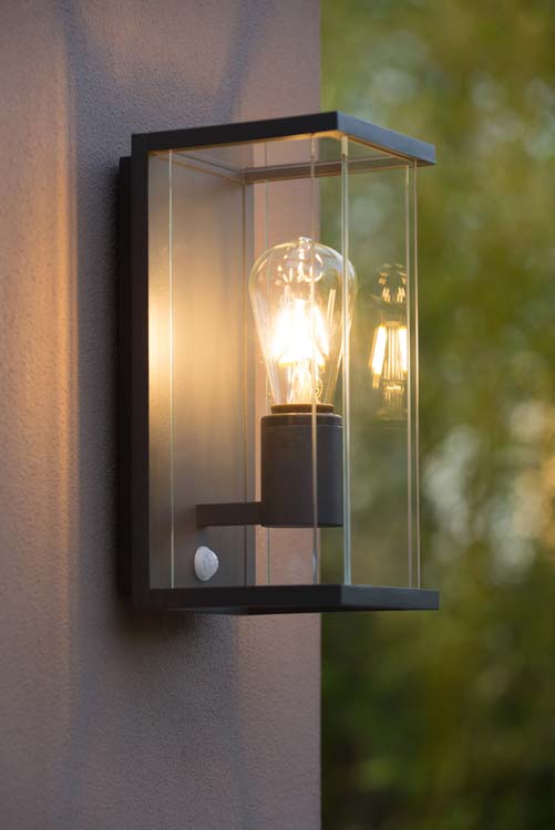 Wandlamp buiten - antraciet - E27 - IP54