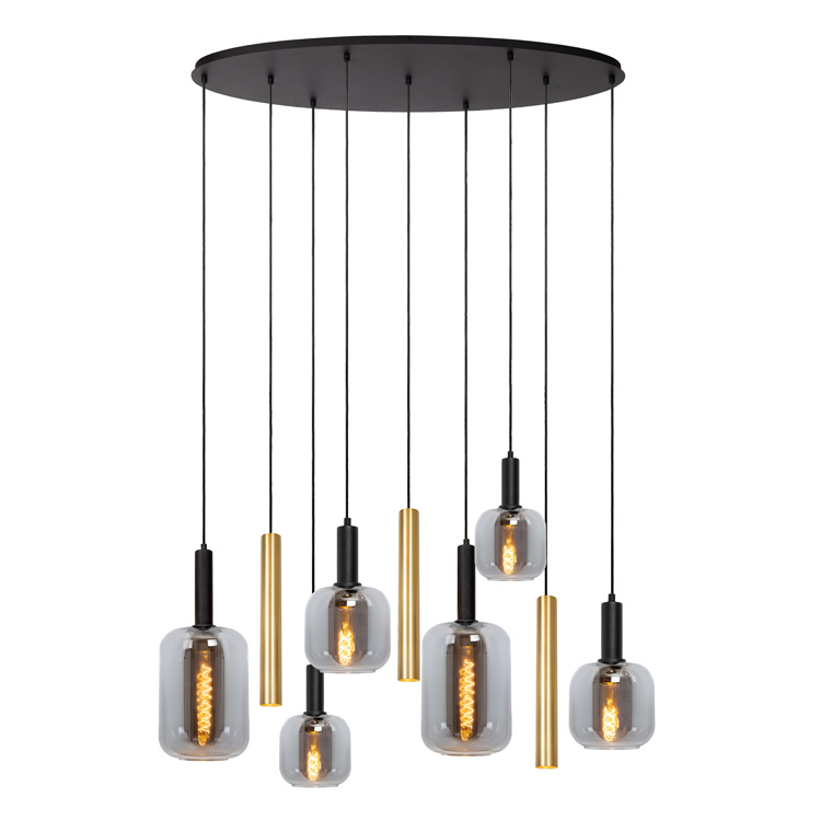 Hanglamp Viva - messing - 6xE27