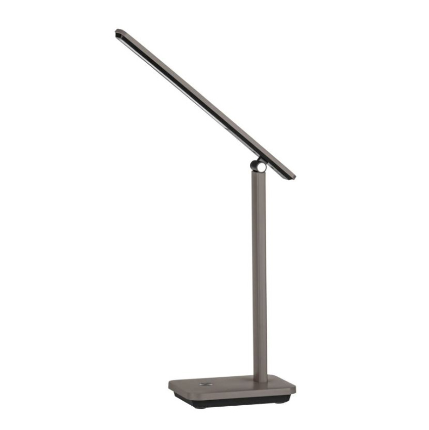 Lampe de table - noir/cappuccino - 33x3,5x35cm - dimmable - LED - 1x3,6W - 3000-6500K - batterie + USB