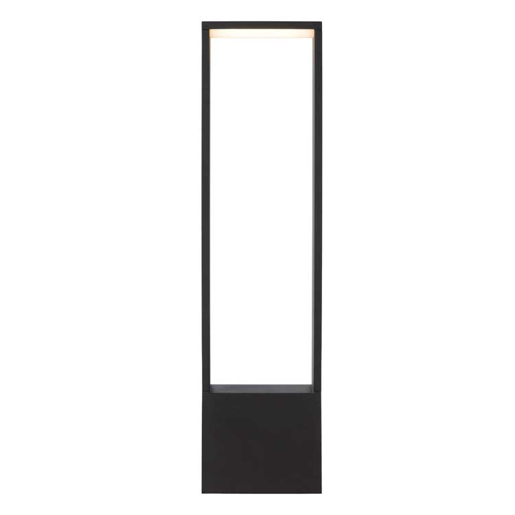 Lucide GOA - Borne extérieur Extérieur - LED - 1x6,5W 3000K - IP54 - Anthracite