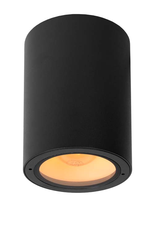 Spot plafond Extérieur - Ø 10,8 cm - 1xE27 - IP54 - Noir