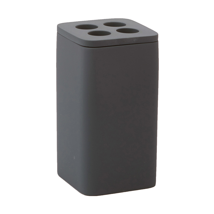 Porte-brosses à dents Aquanova Ona gris foncé